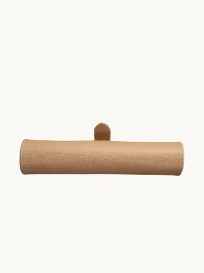 Throwing Doubles Travel Backgammon Board In Brown