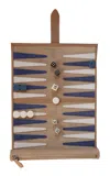 Throwing Doubles Travel Backgammon Board In Blue