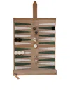 Throwing Doubles Tulum Travel Backgammon Board