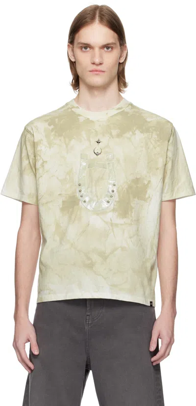 Thug Club Beige Dickies Edition Hoof T-shirt In White