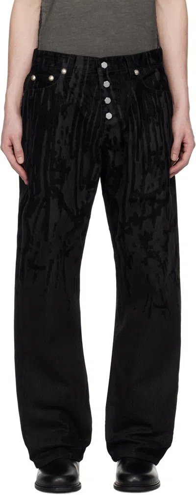 Thug Club Black Blood Lazered Jeans