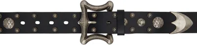 Thug Club Black Dragon Belt In Blk/vin