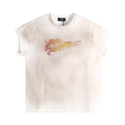 Pre-owned Thug Club Burnshot Slit Sleeve 'ivory' | Tan | Men's Size 3