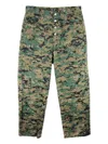 Thug Club Camouflage-print Trousers In Green