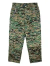 Thug Club Camouflage-print Trousers In Grün