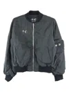 Thug Club Charlie Bomber Jacket In Grey
