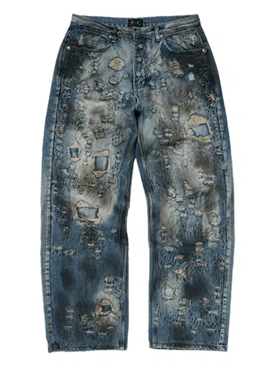 Thug Club Combat Casualty Care Jeans In 蓝色