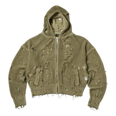 Thug Club Distressed Zip-up Hoodie In Multi