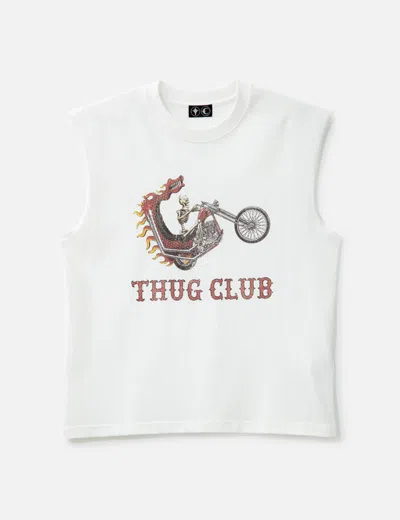 Thug Club Dragon Chopper Sleeveless In White