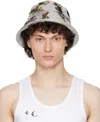 Thug Club Green Burnt Bio Army Bucket Hat In Multi Burn