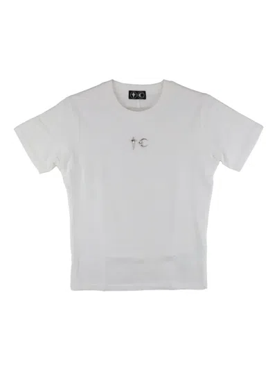 Thug Club Logo-lettering T-shirt In White