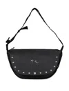 Thug Club Logo-plaque Messenger Bag In Black