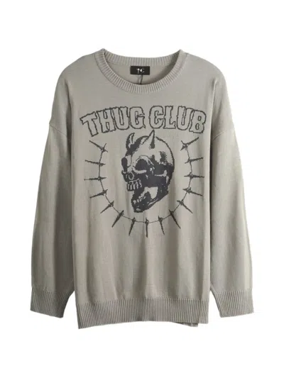 Thug Club Logo-lettering Sweater In Multi
