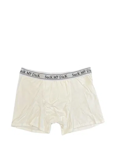 Thug Club Logo-waistband Boxer Briefs In Gray