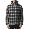 Thug Club Men's Arab Sword Flannel Zip-up Jacket In Black
