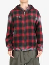 Thug Club Arab Sword Hooded Jacket In Red