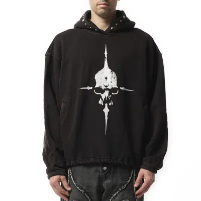 Thug Club Men's Peace Stud Hoodie In Black