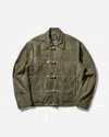 Thug Club Men S Scarred Bio Soldier Jacket Khaki In Green