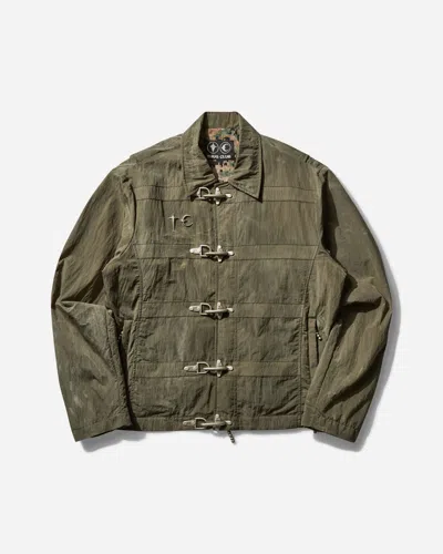 Thug Club Men S Scarred Bio Soldier Jacket Khaki In Green
