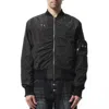 Thug Club Men's Scarred Tango Charlie Bomber In Black
