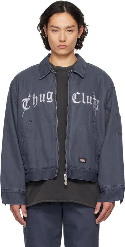 Thug Club Navy Dickies Edition Tc Eisenhower Denim Jacket