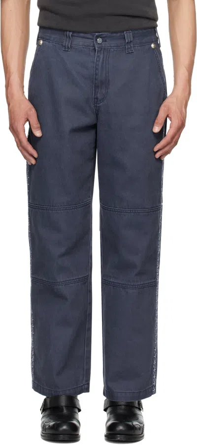 Thug Club Navy Dickies Edition X Stitch Trousers