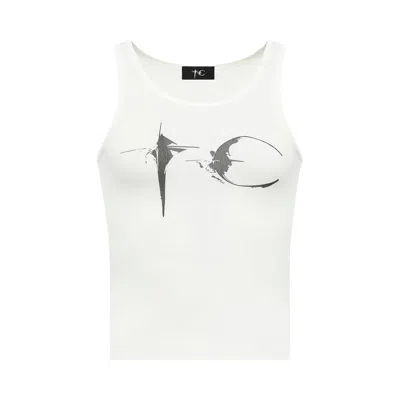Pre-owned Thug Club Not Easy Tank Top 'white' | Men's Size 3