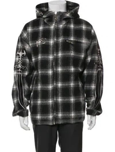 Pre-owned Thug Club Plaid Print Jacket In Multi