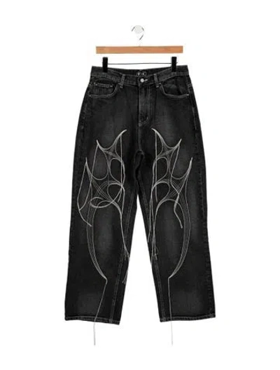 Pre-owned Thug Club Relaxed Fit Jeans In Blue