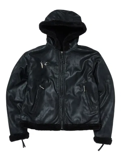 Thug Club Reversible Hooded Jacket In Black