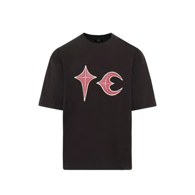 Thug Club Rock Graphic-print Oversized T-shirt In Black
