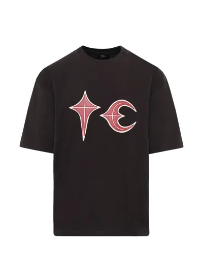 Thug Club Graphic-print Oversized T-shirt In Brown