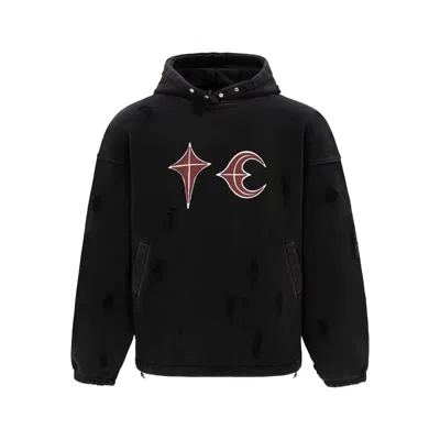 Thug Club Rock Hoodie In Black