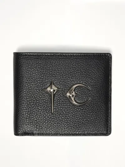 Thug Club Rock Logo-plaque Wallet In Black