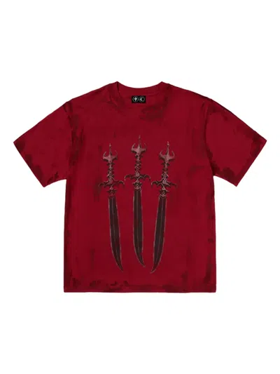 Thug Club Santoryu Master T-shirt In 红色