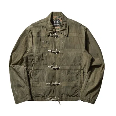 Pre-owned Thug Club Scarred Bio Soldier Jacket 'khaki' | Green | Men's Size 3