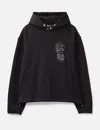 Thug Club Tc Angels Crystal Embellished Hoodie In Black