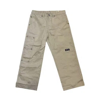 Pre-owned Thug Club Thug Pants 'beige' | Tan | Men's Size 1