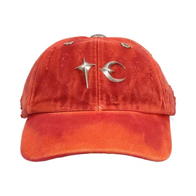 Pre-owned Thug Club Two Tone Washed Cap 'red' | Men's Size Onesize
