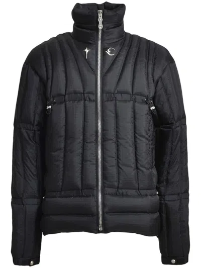 Thug Club War Life Down Jacket In Black