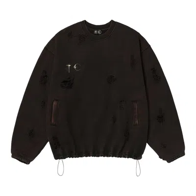 Pre-owned Thug Club War Victim Sweatshirt 'black' | Men's Size 2