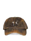 Thug Club Washed Distressed Cap In Brown