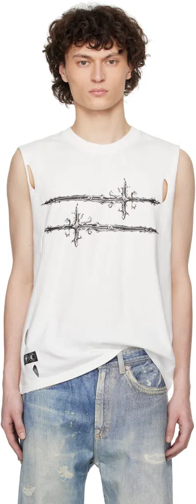 Thug Club White Cross T Sleeveless Tank Top