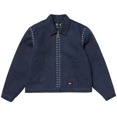Pre-owned Thug Club X-stitch Eisenhower Jacket (size 1 Available) In Blue