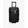 Thule Black Chasm Branded Recycled-polyester Cabin Suitcase In Black