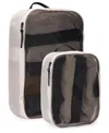 Thule Compression Packing Cube Set, 2-pack In White