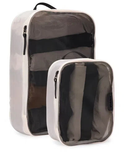Thule Compression Packing Cube Set, 2-pack In White