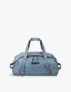 Thule Pond Gray Chasm Branded-print Recycled-polyester Duffel Bag In Pond Gray
