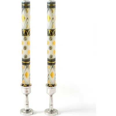 Thumbprint Artifacts Celebration Painted Candles