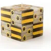 Thumbprint Artifacts Celebration Painted Cube Candle